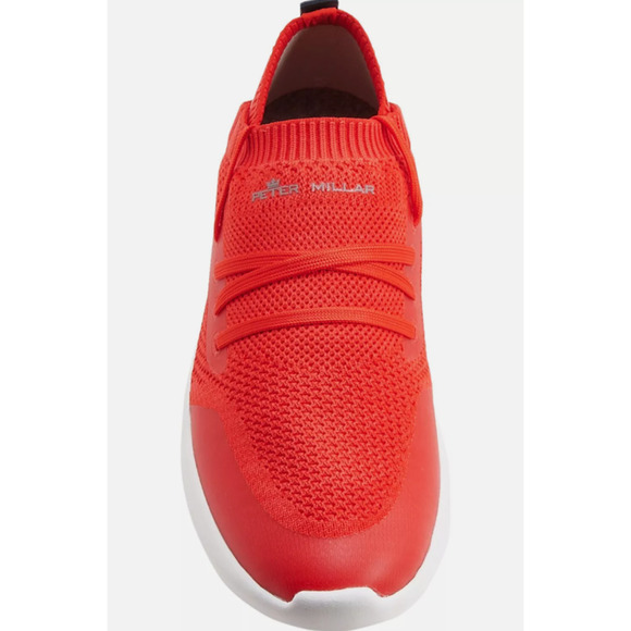 Peter Millar Ladies Hyperlight Glide Sneakers - Red size 7 - Picture 2 of 13